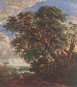 VLIEGER, Simon de Landscape with River and Trees ar oil painting artist
